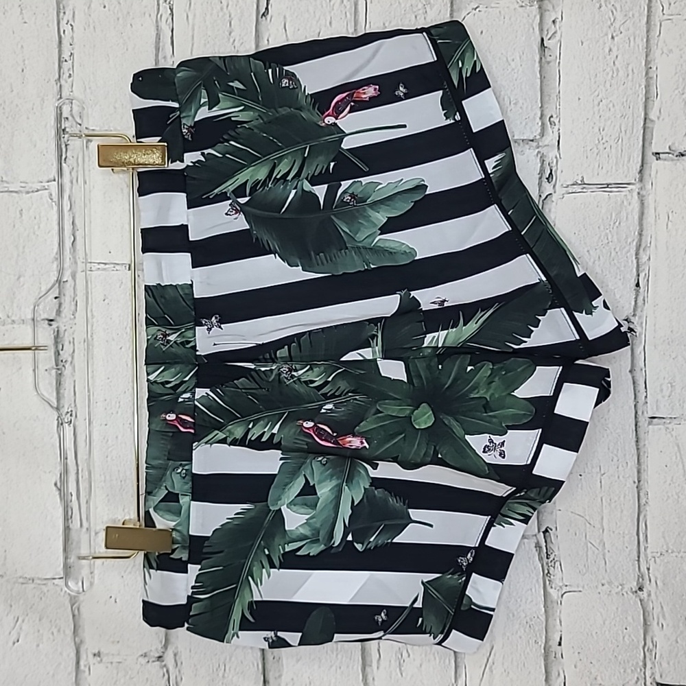 Revolve Plush Silky Stripe Jungle Pajama Set - NVR WORN - Picture 8 of 16